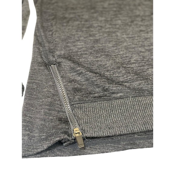 Active Life Charcoal Gray Long Sleeve Sweater Women’s Medium With‎ Zippers - Picture 7 of 8